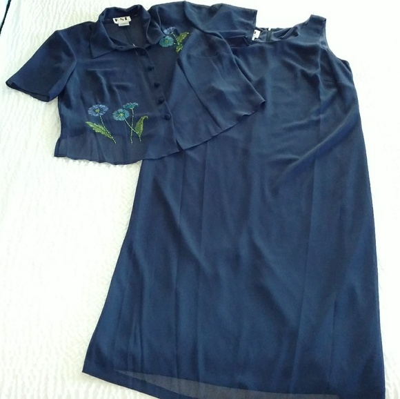 Beautiful Dress with Beaded Top - Picture 1 of 7